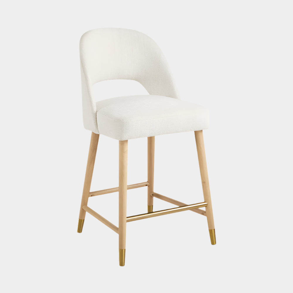 Abigail Counter Chair: Oak Finish