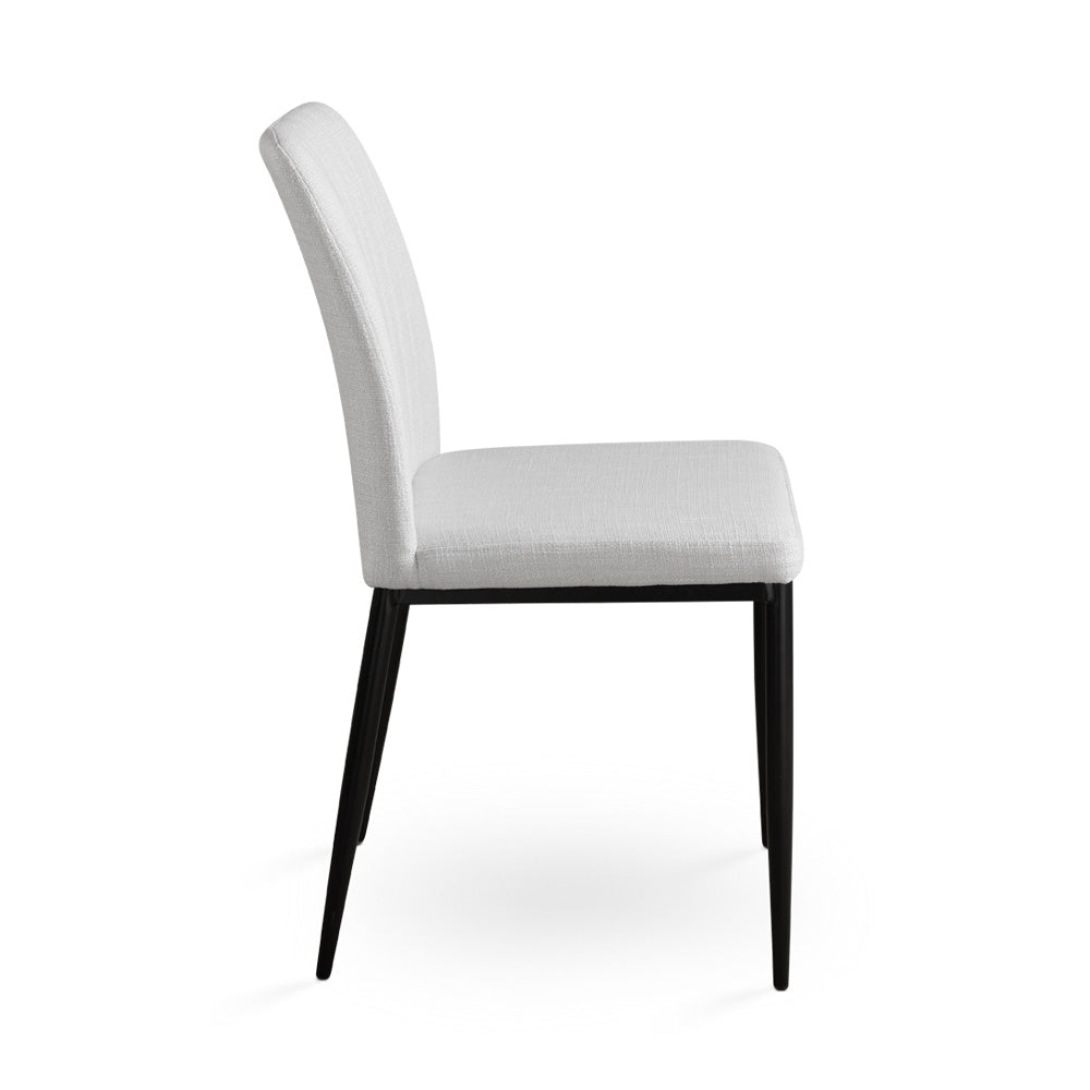 Slay Dining Chair: Grey Linen