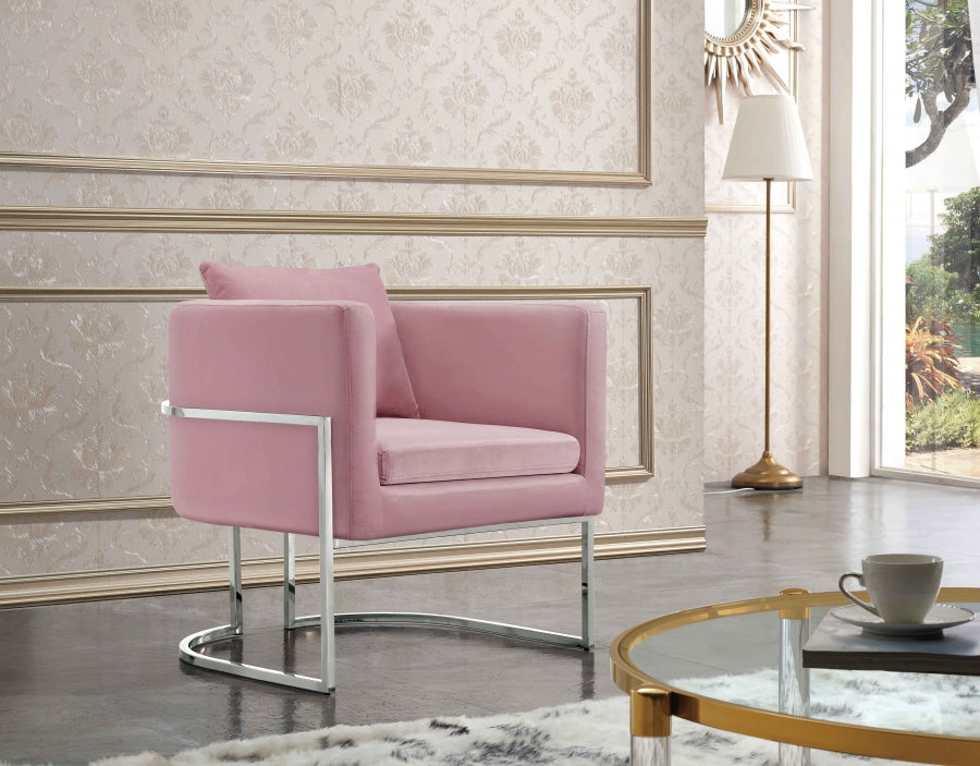 Fauteuil d'appoint rembourré en chenille Vivi 