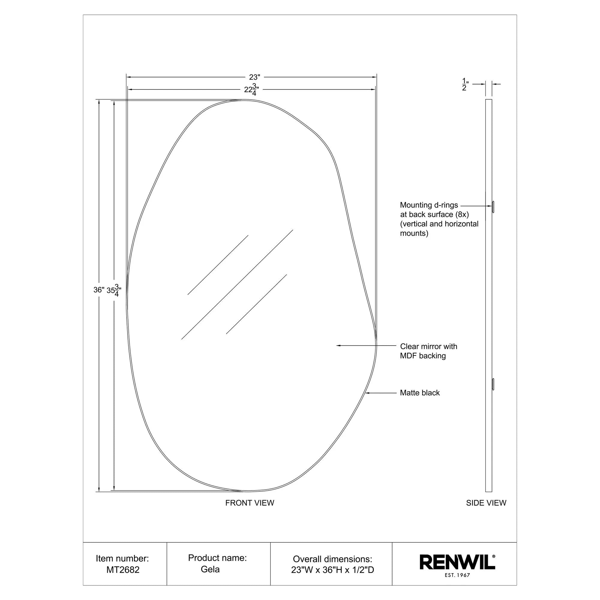 Gela Wall Mirror