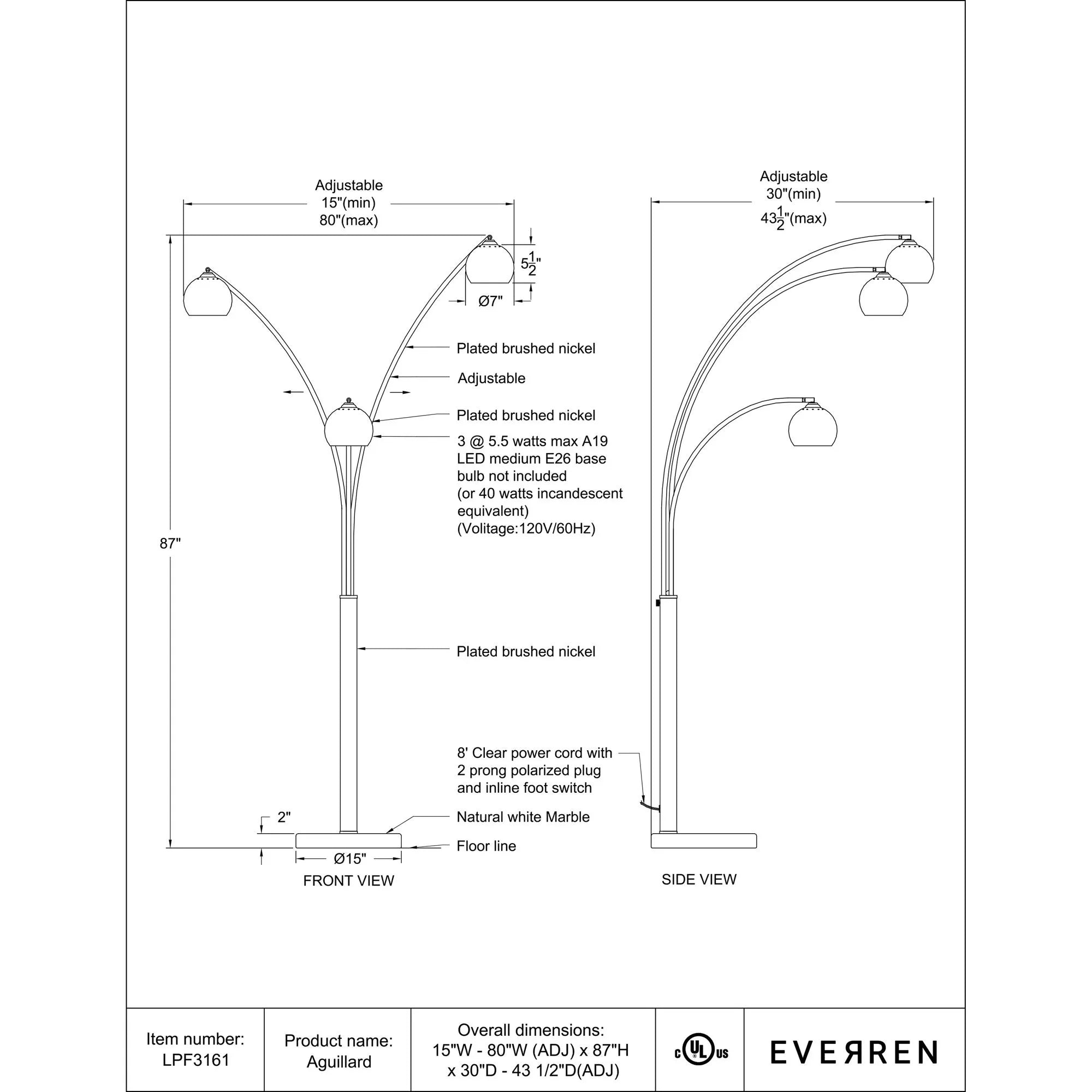 Aguillard Floor Lamp