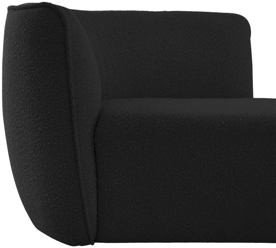 Hilton Boucle Fabric Chaise Lounge