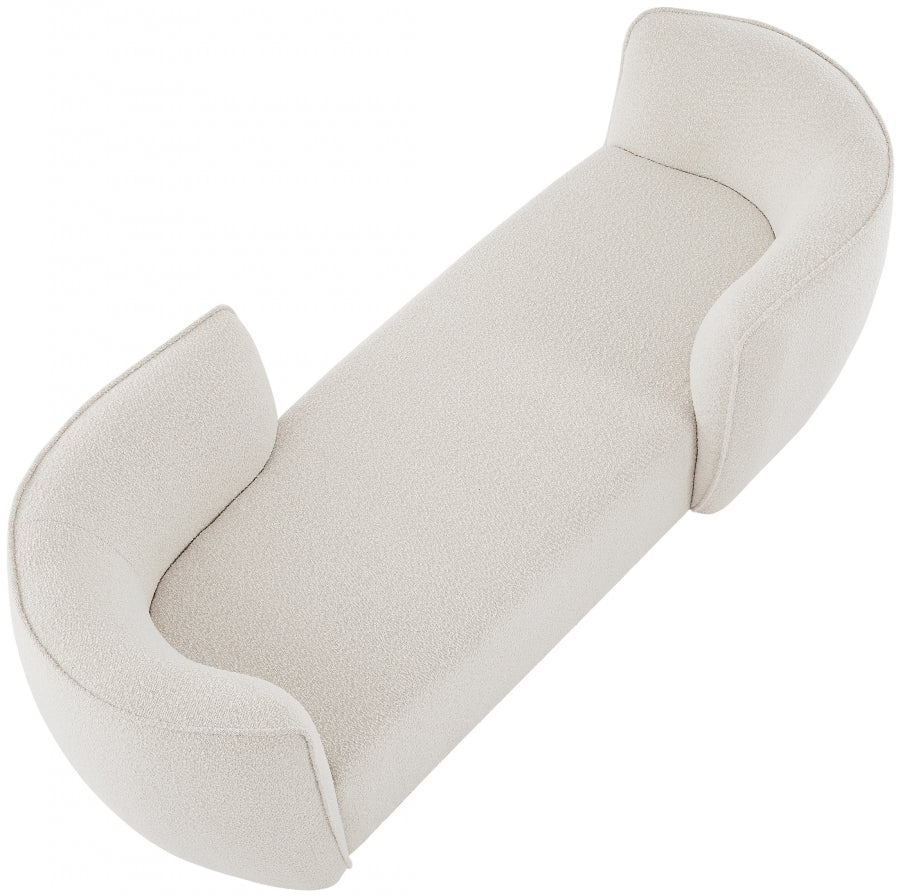 Hilton Boucle Fabric Chaise Lounge