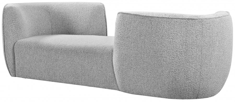 Hilton Boucle Fabric Chaise Lounge