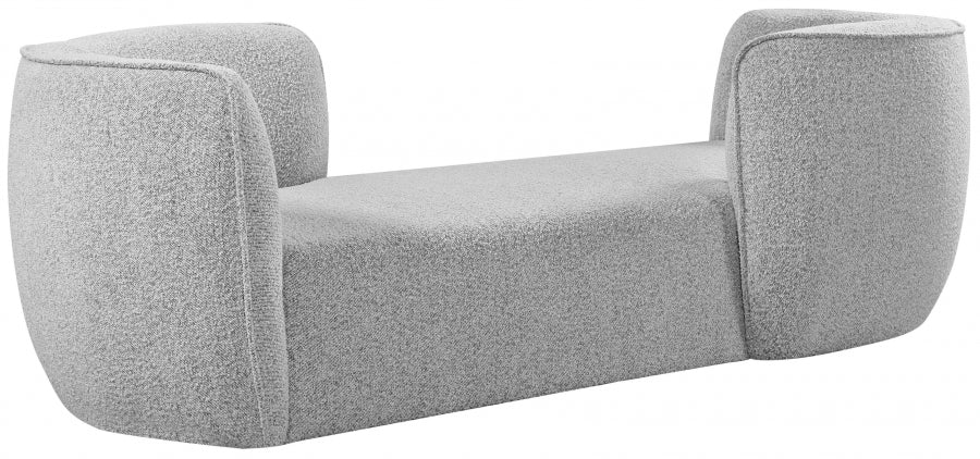 Hilton Boucle Fabric Chaise Lounge