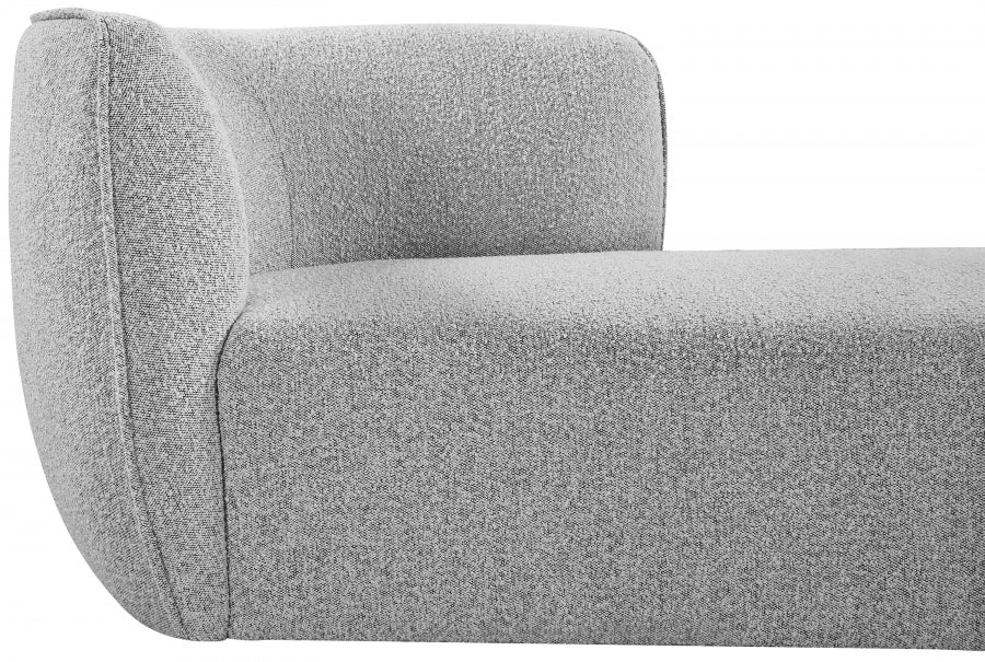 Hilton Boucle Fabric Chaise Lounge