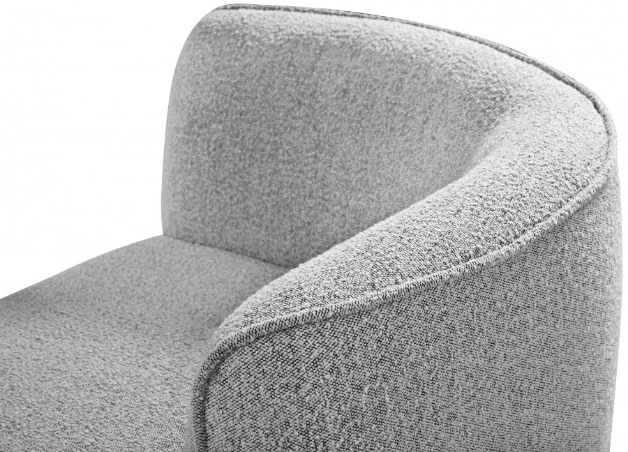 Hilton Boucle Fabric Chaise Lounge