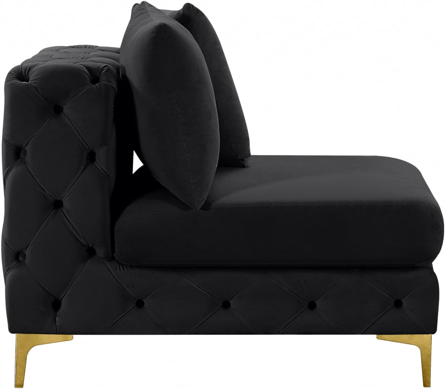 Fauteuil d'appoint rembourré en chenille Vivi 
