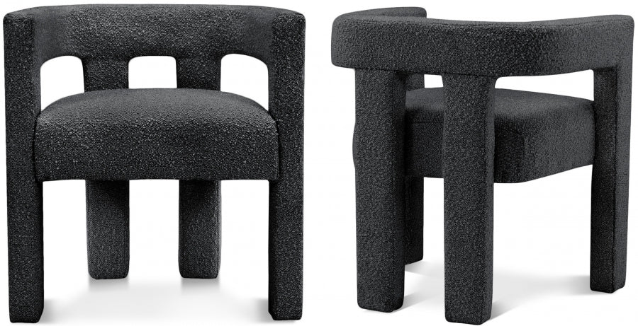 Fauteuil d'appoint rembourré en chenille Vivi 