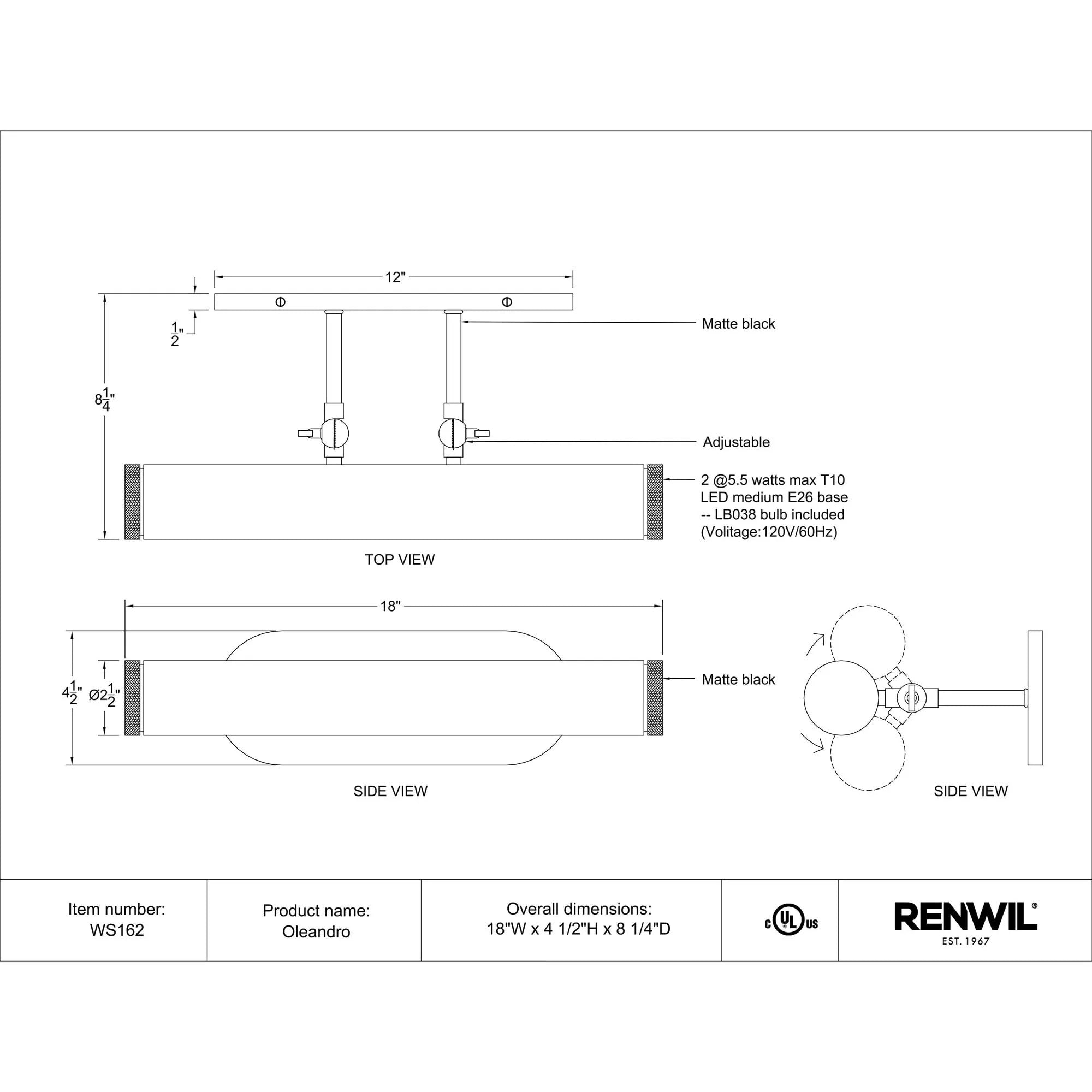 Oleandro Wall Sconce