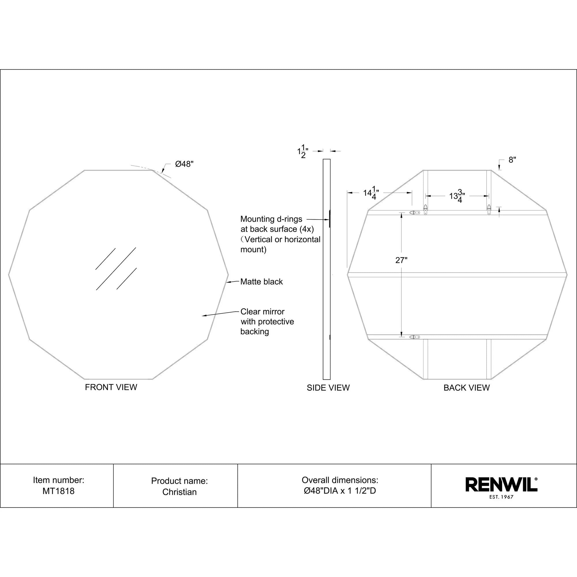 Christian Wall Mirror