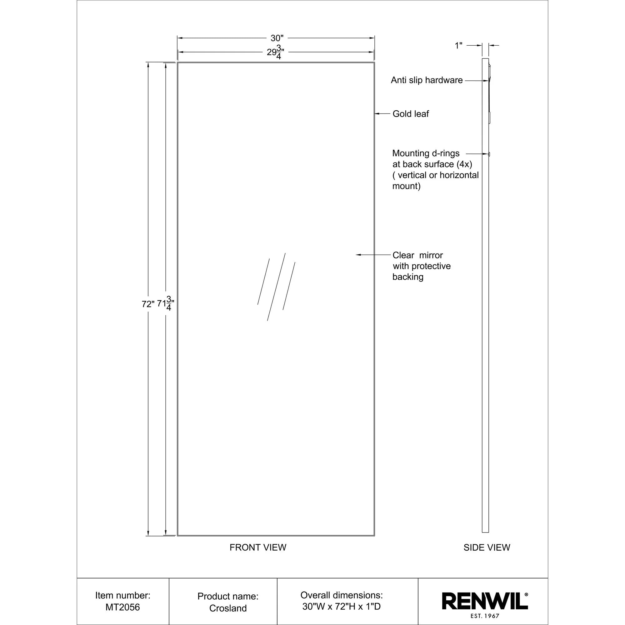 Crosland Wall Mirror