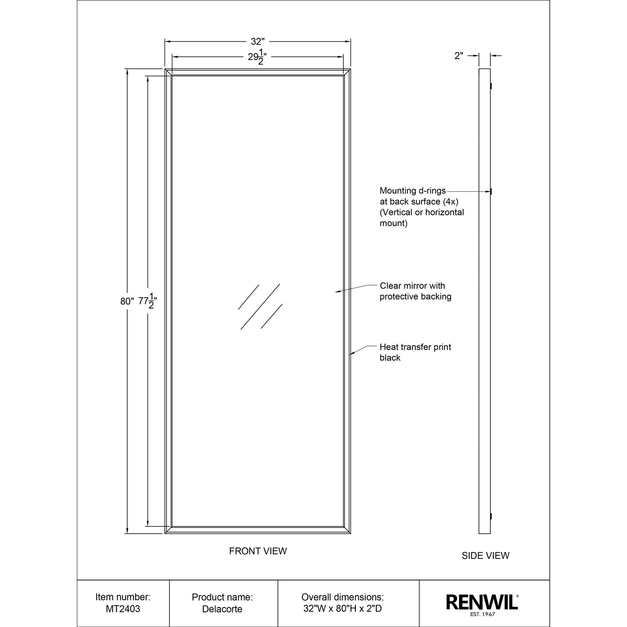 Delacorte Wall Mirror