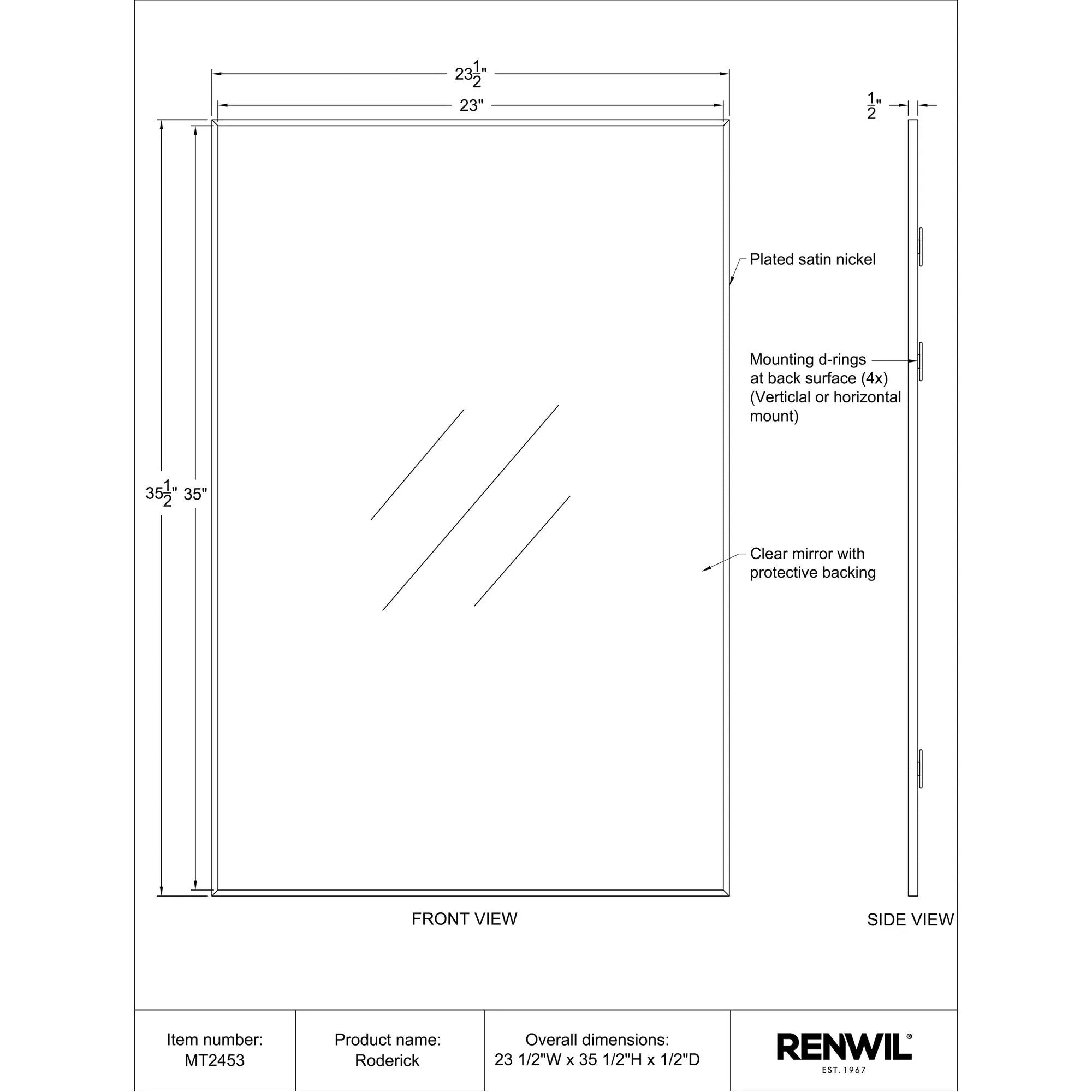 Roderick Wall Mirror