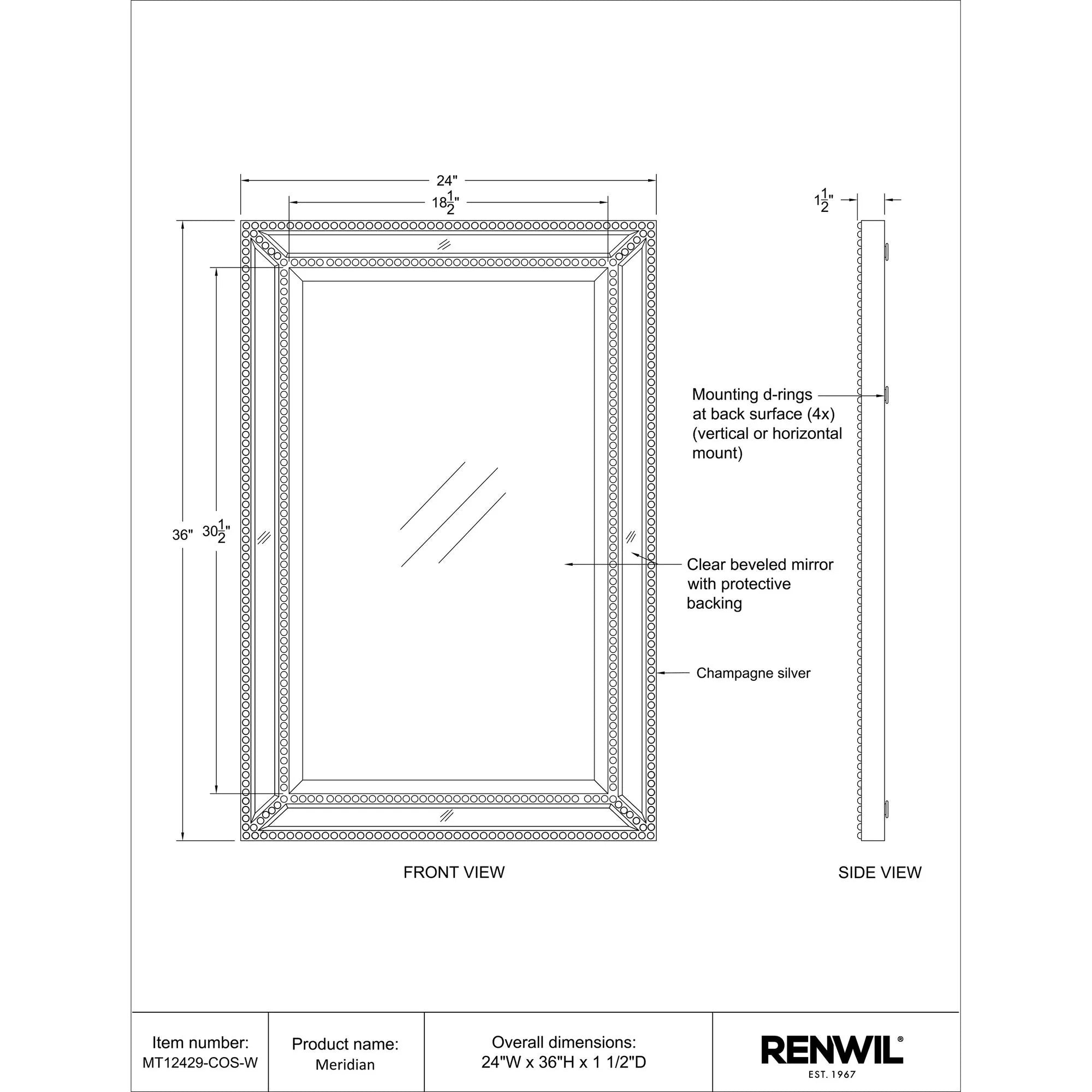 Meridian Wall Mirror