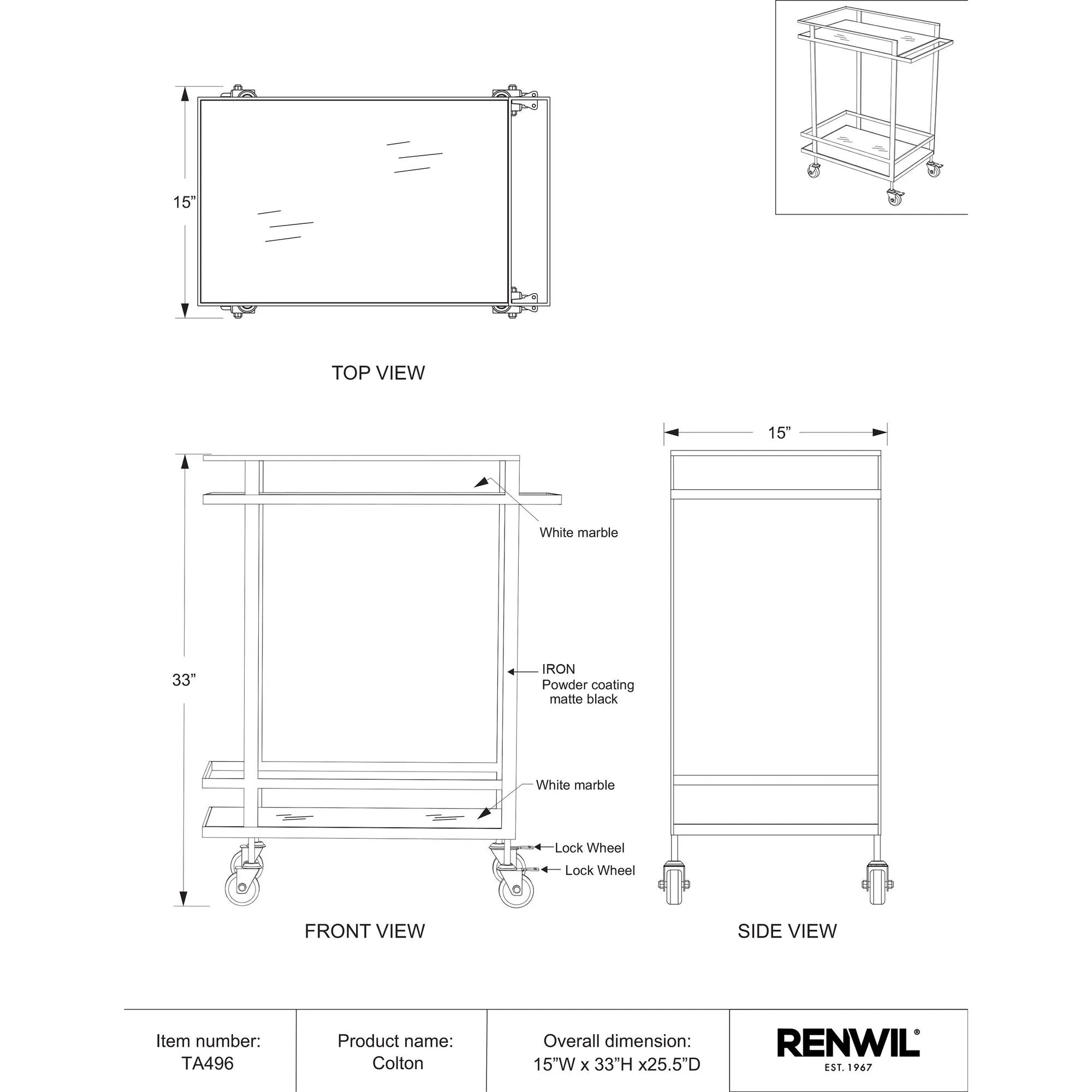 Colton Side & End Table
