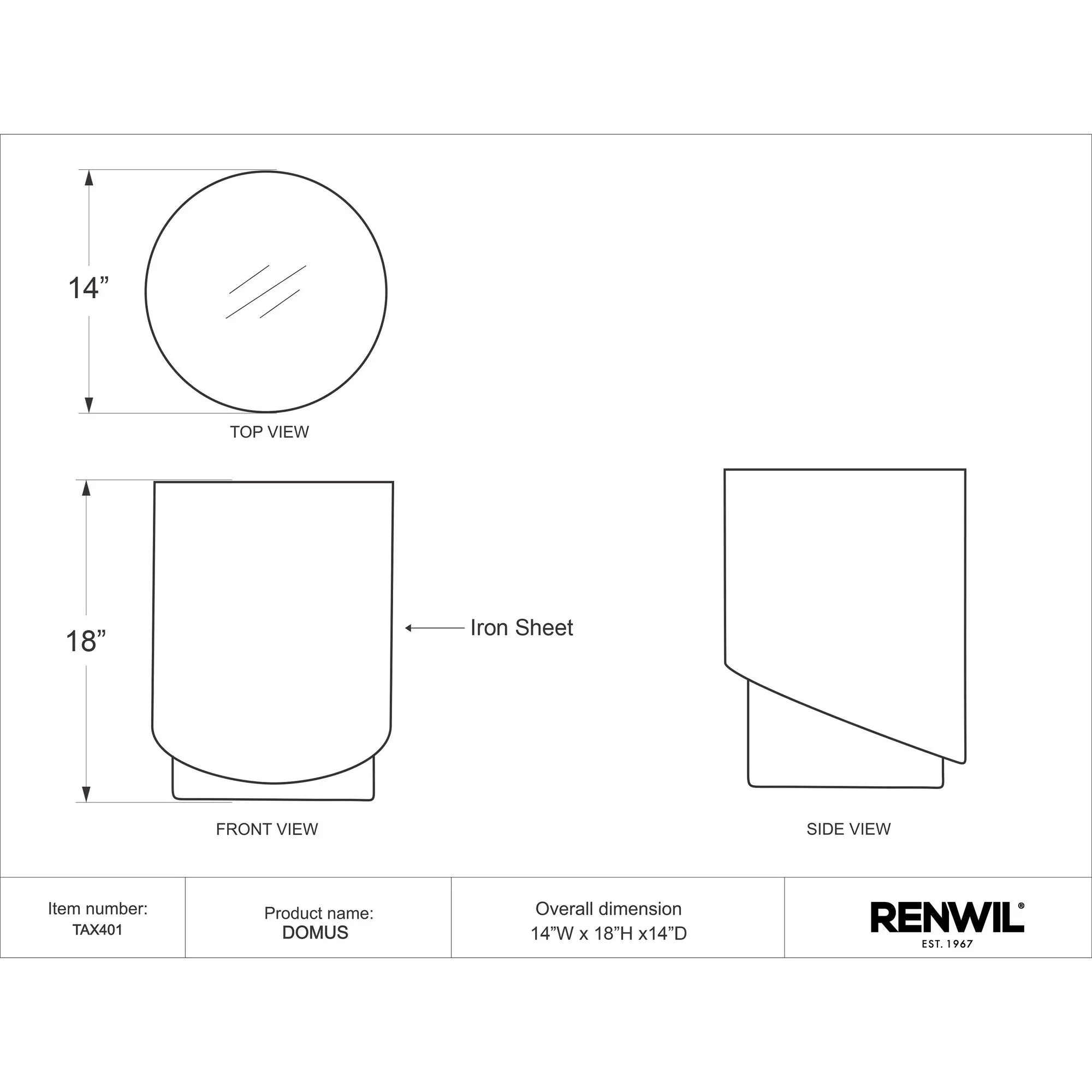 Domus Outdoor Side Table
