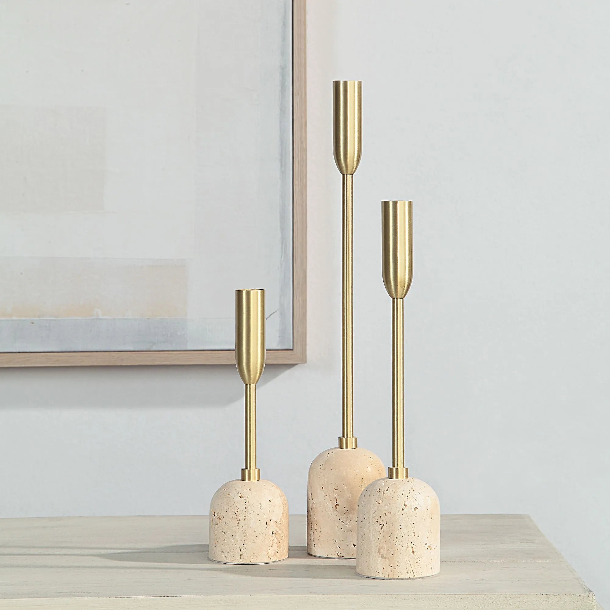 Vesta Candle Holder Set Of 3