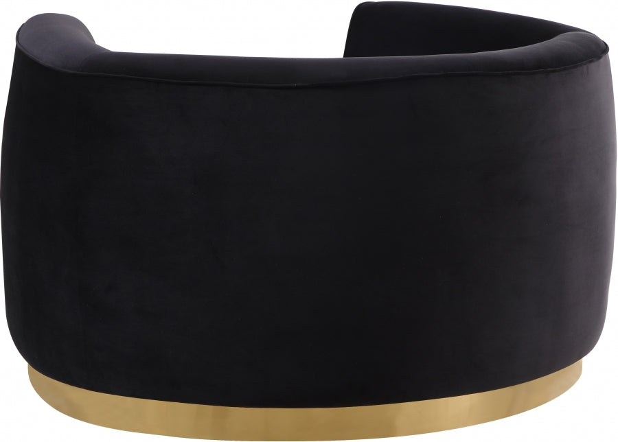 Fauteuil d'appoint rembourré en chenille Vivi 