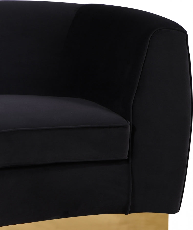 Fauteuil d'appoint rembourré en chenille Vivi 