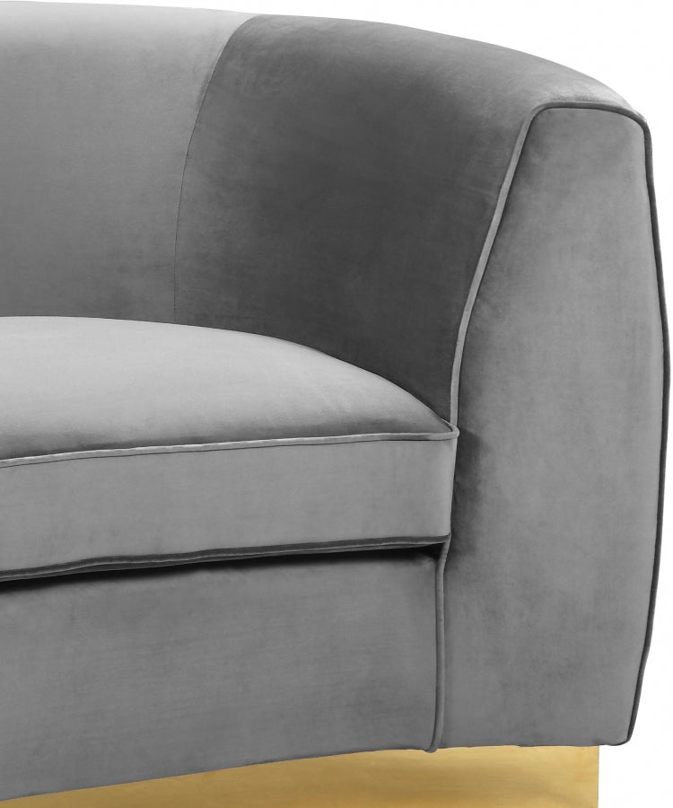 Fauteuil d'appoint rembourré en chenille Vivi 
