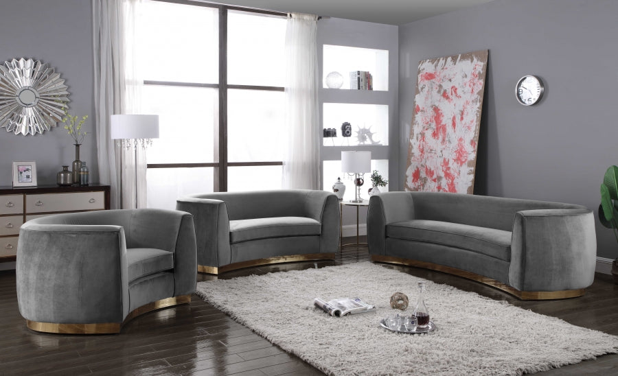 Fauteuil d'appoint rembourré en chenille Vivi 