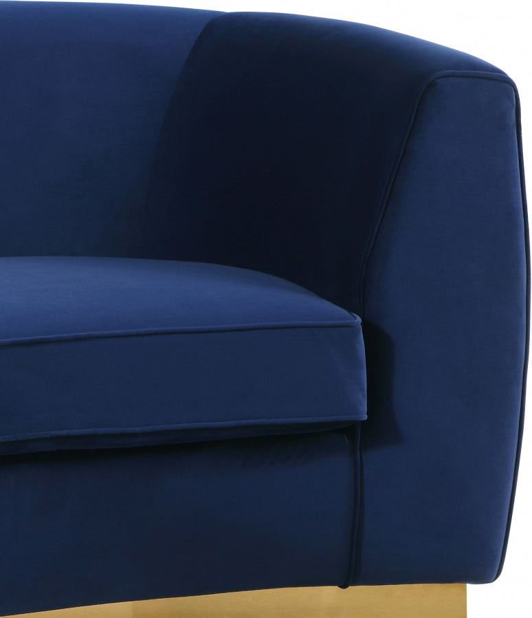 Fauteuil d'appoint rembourré en chenille Vivi 