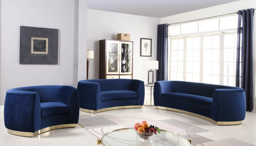 Fauteuil d'appoint rembourré en chenille Vivi 