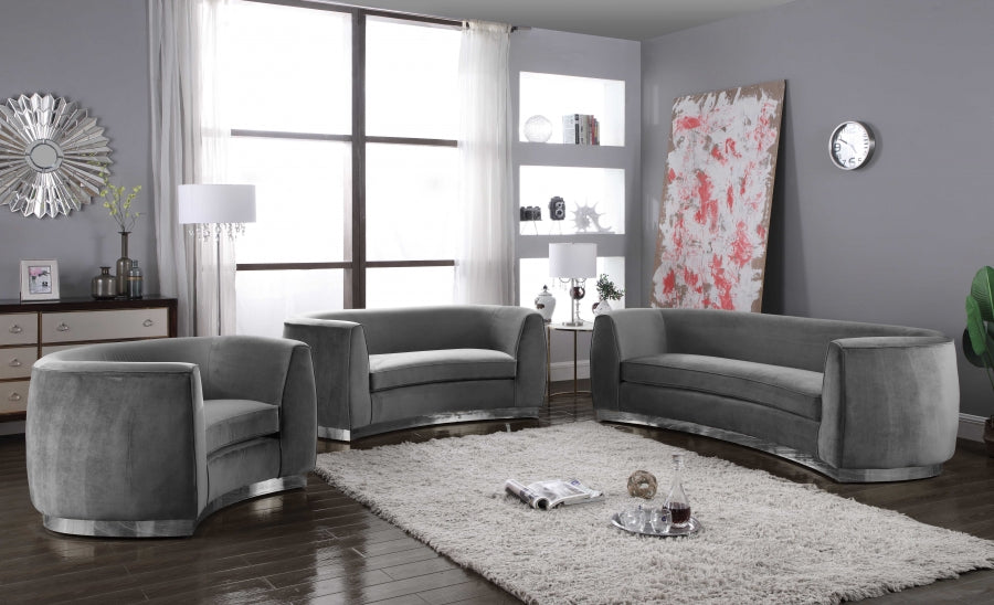 Fauteuil d'appoint rembourré en chenille Vivi 