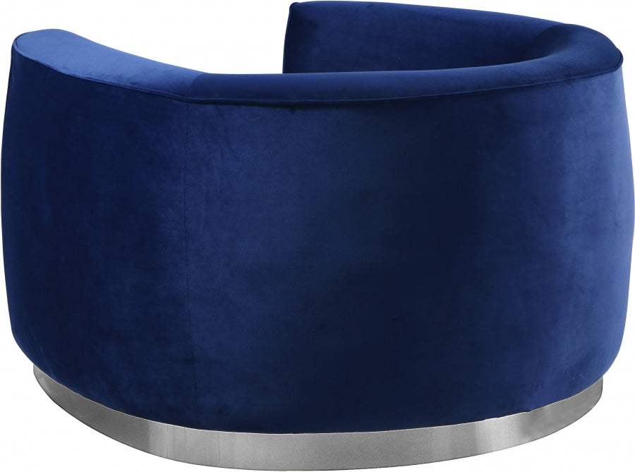Fauteuil d'appoint rembourré en chenille Vivi 