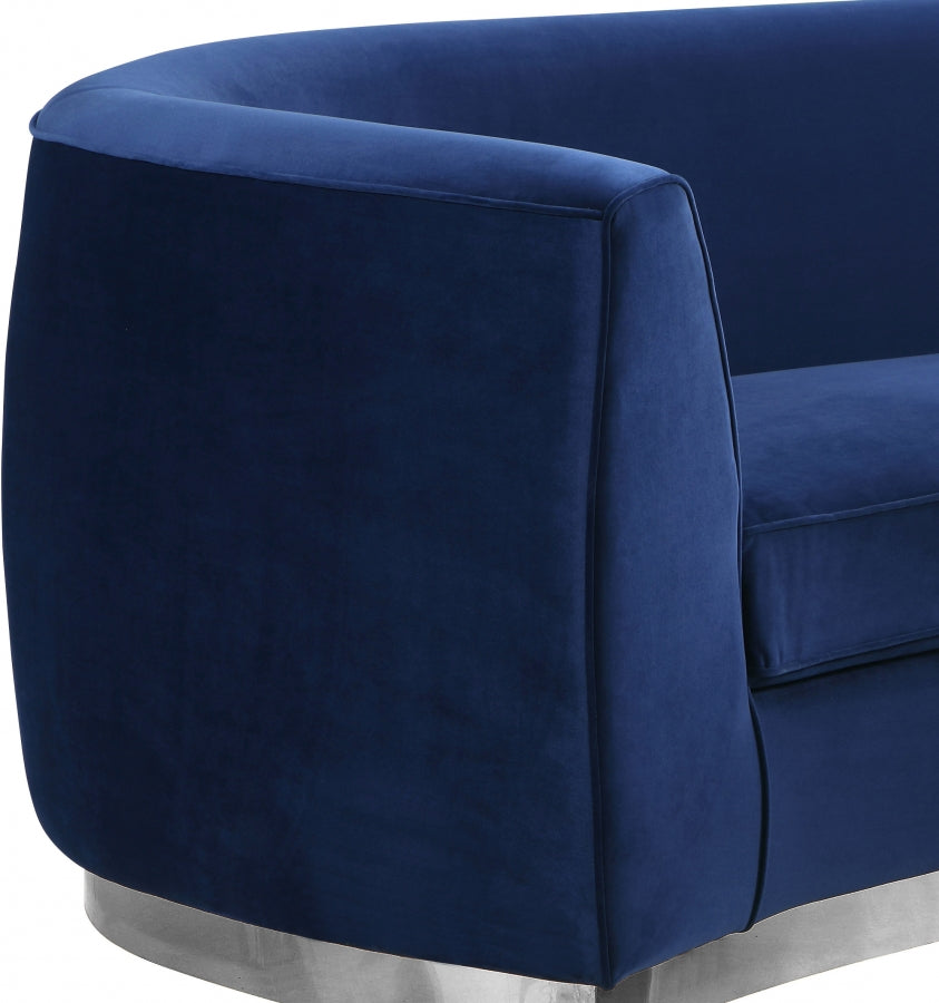 Fauteuil d'appoint rembourré en chenille Vivi 