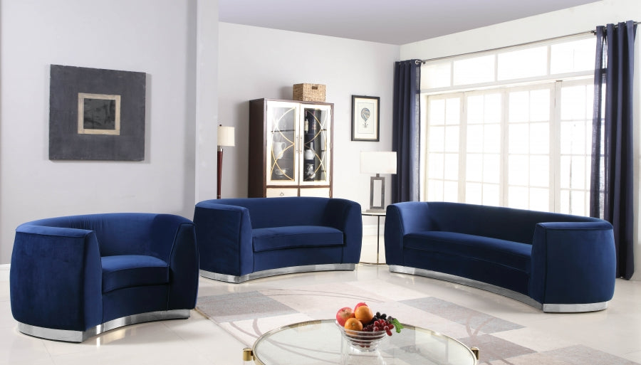 Fauteuil d'appoint rembourré en chenille Vivi 