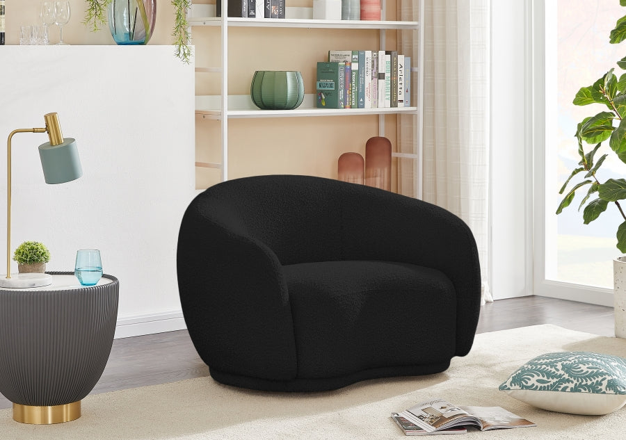 Hyde Boucle Fabric Upholstered Chair