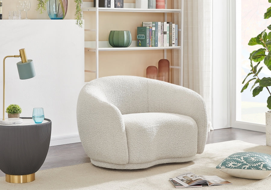 Hyde Boucle Fabric Upholstered Chair