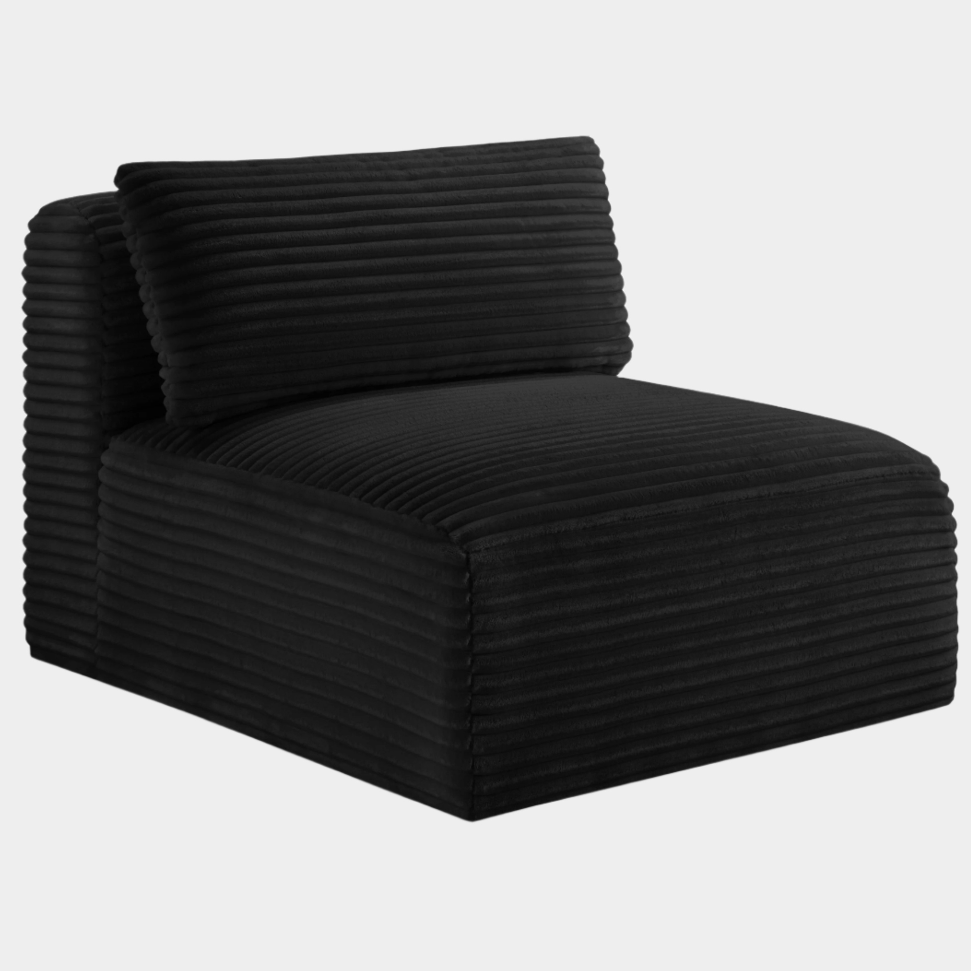 Fauteuil d'appoint rembourré en chenille Vivi 