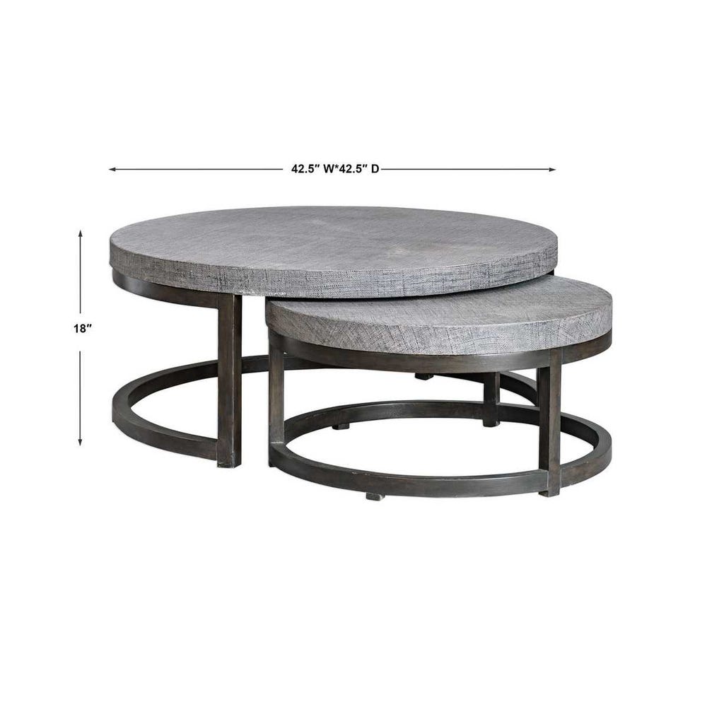 Aiyara Nesting Coffee Tables, S/2