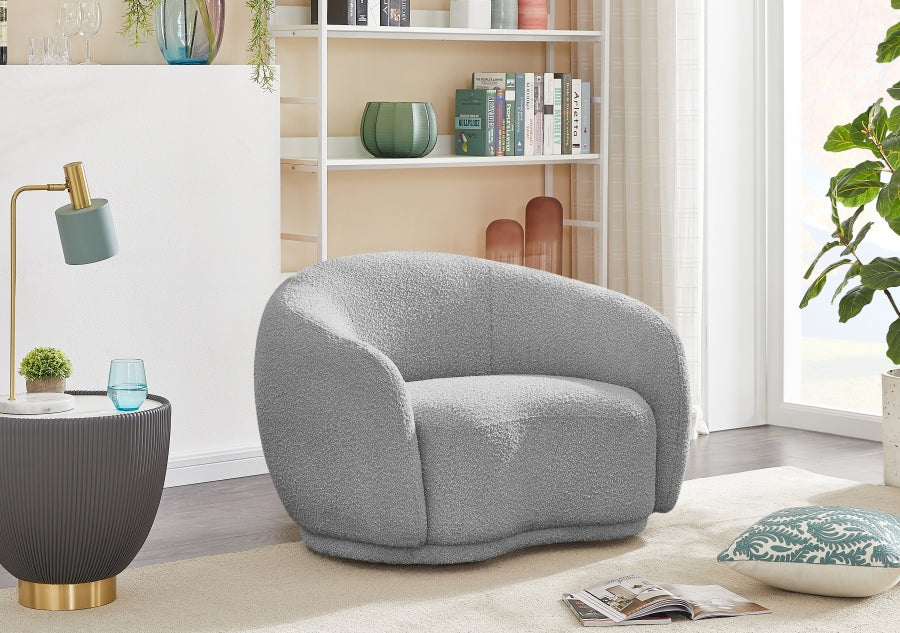 Hyde Boucle Fabric Upholstered Chair