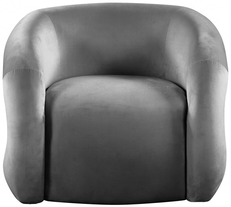 Fauteuil d'appoint rembourré en chenille Vivi 