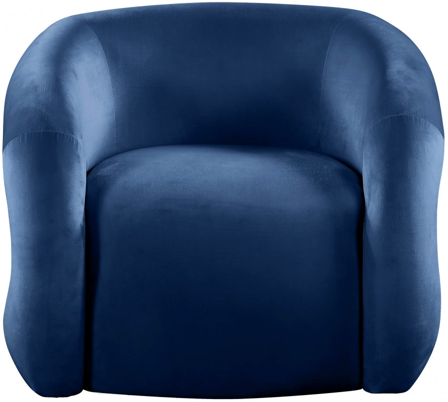 Fauteuil d'appoint rembourré en chenille Vivi 