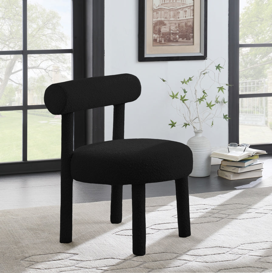 Fauteuil d'appoint rembourré en chenille Vivi 