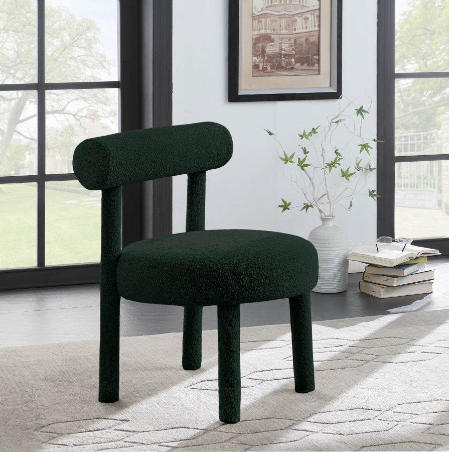 Fauteuil d'appoint rembourré en chenille Vivi 