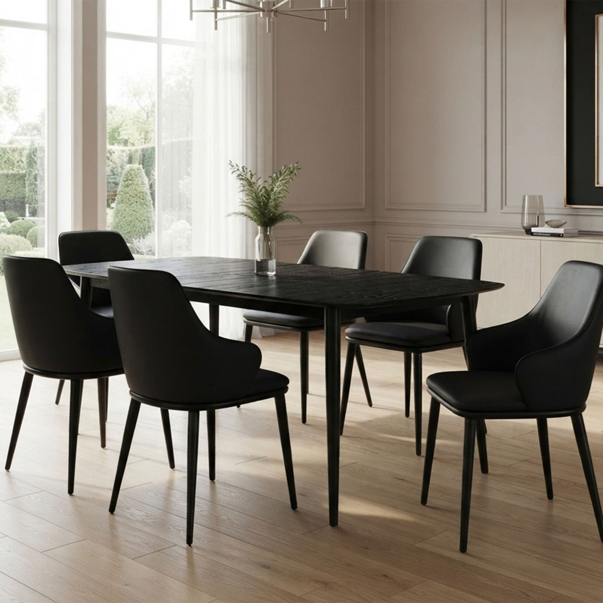 Phylon Dining Table with Extension (69"-79")