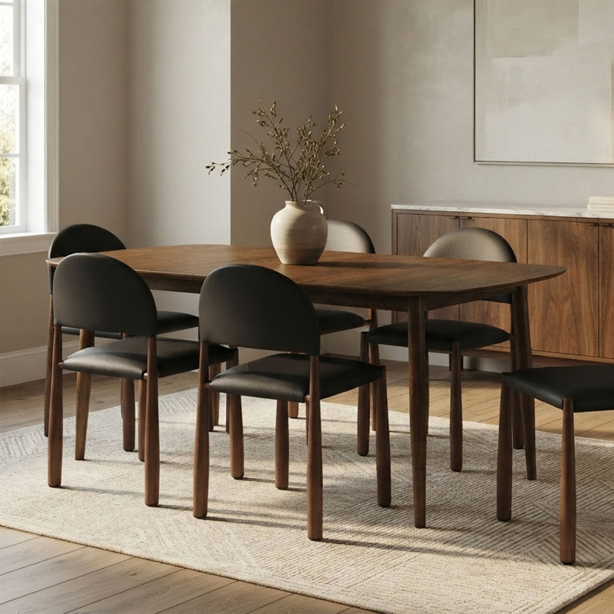 Phylon Dining Table with Extension (69"-79")