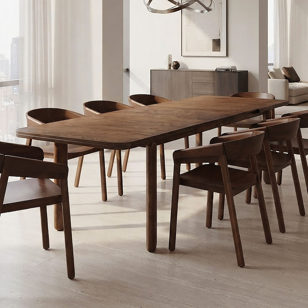 Asteva Dining Table with Extension, 63"-79"