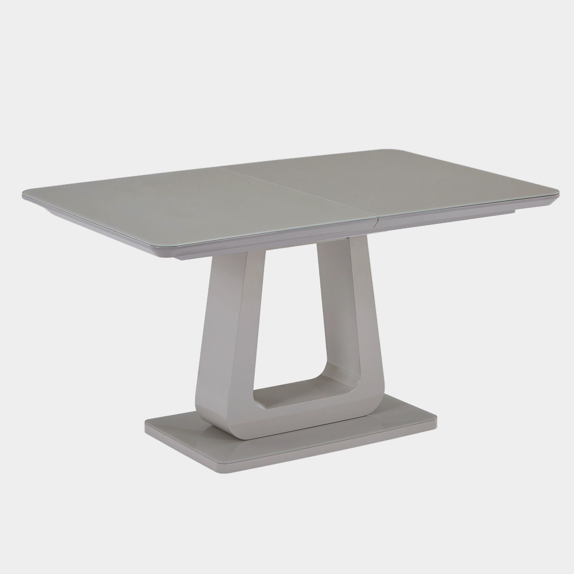 Corvus Dining Table w/Extension in Warm Grey