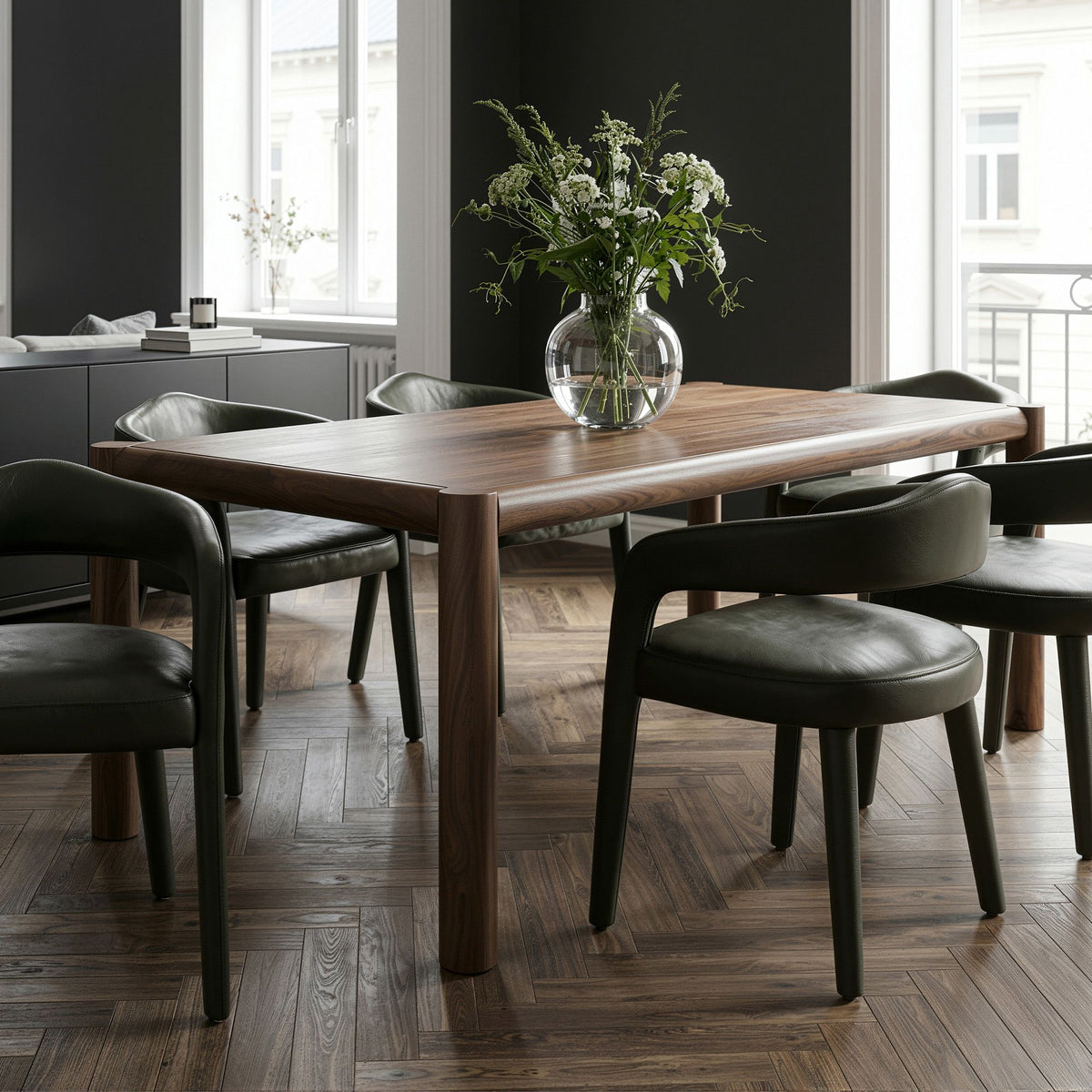 Advik Rectangular Dining Table, 79"