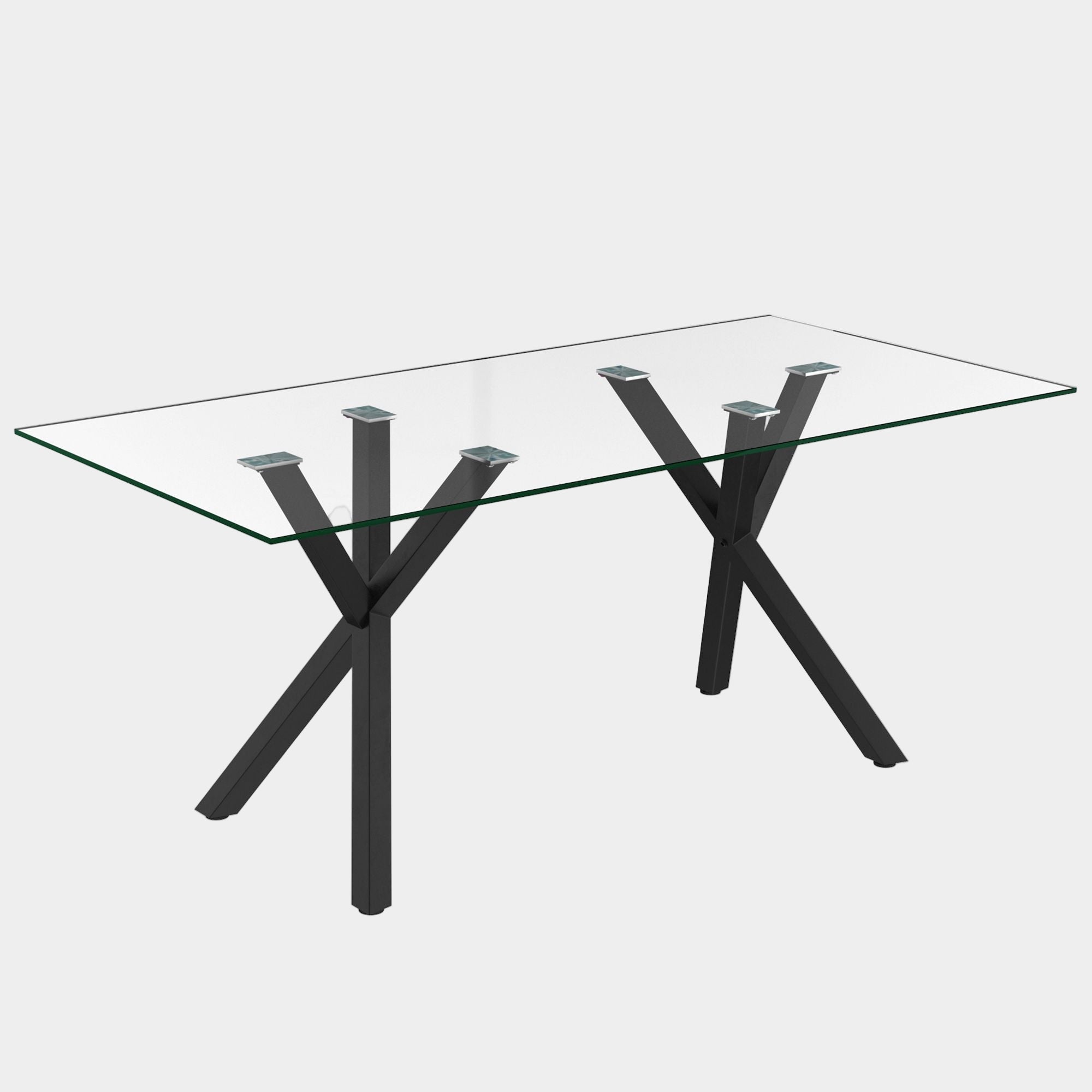 Stark Rectangular Dining Table in Black