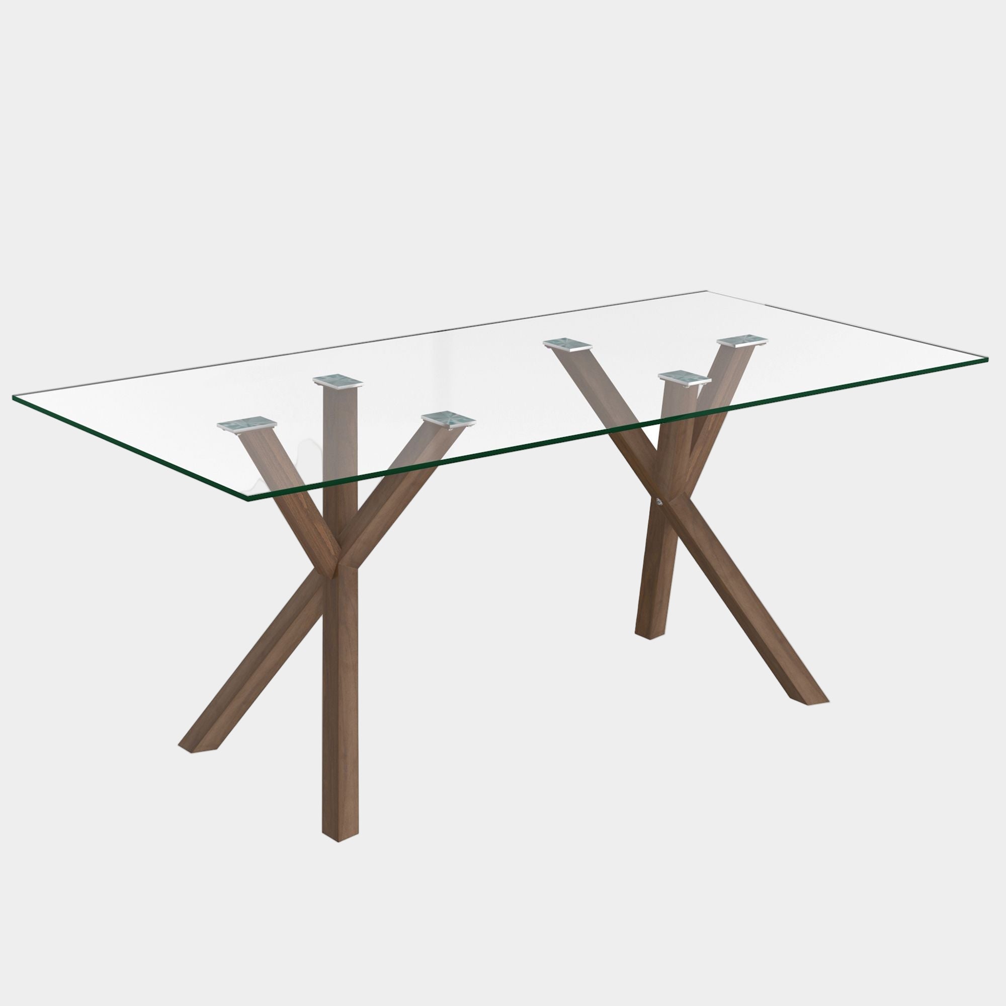 Stark Rectangular Dining Table in Walnut