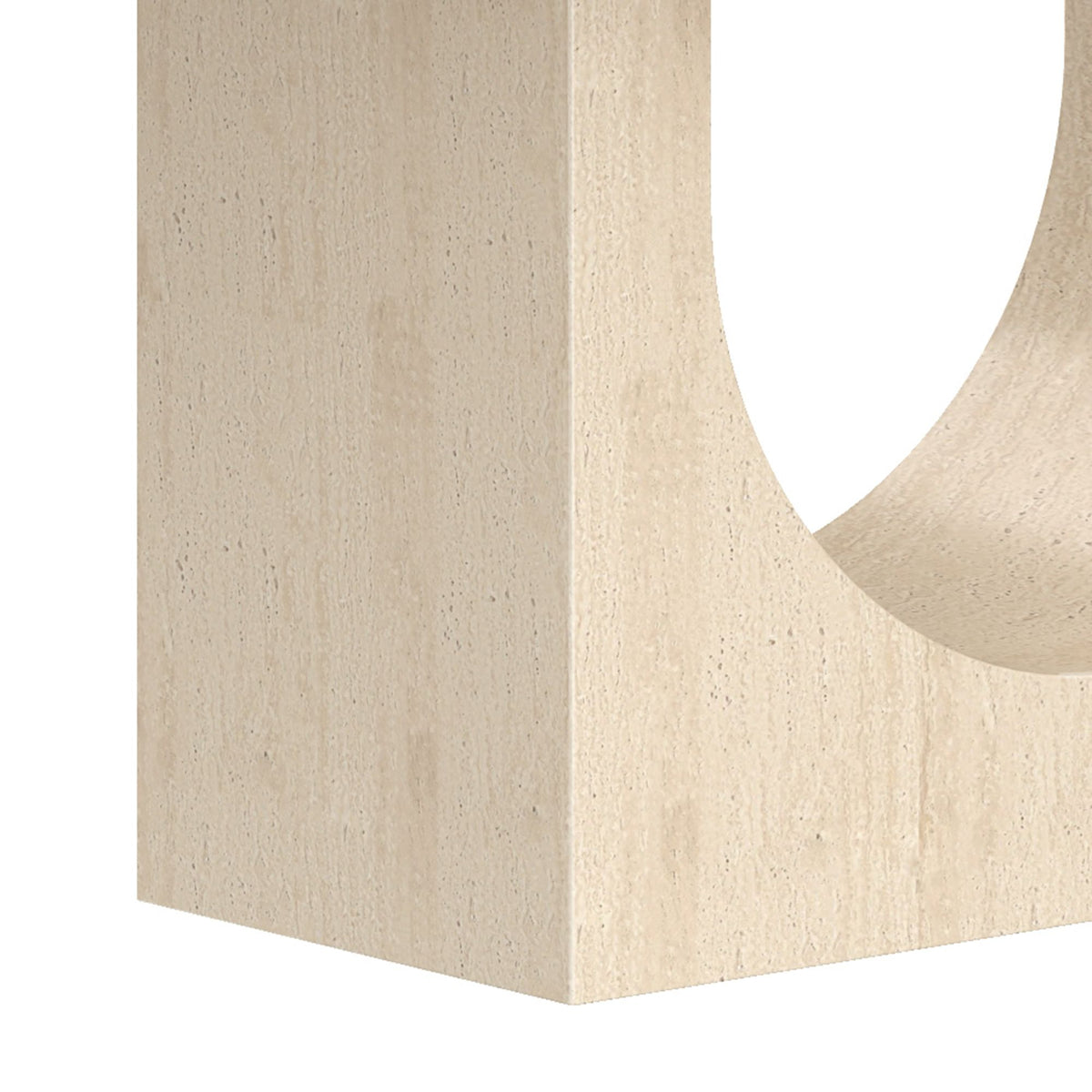 Aurelia Rectangular Dining Table in Travertine