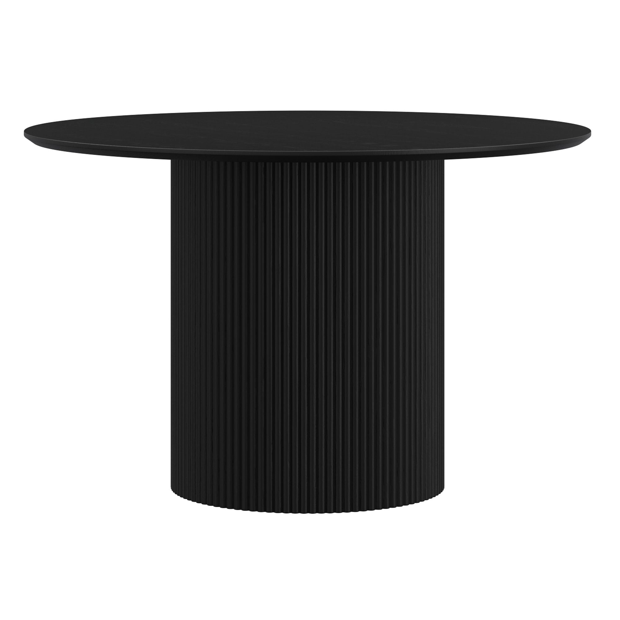 Tovas Round Dining Table in Black